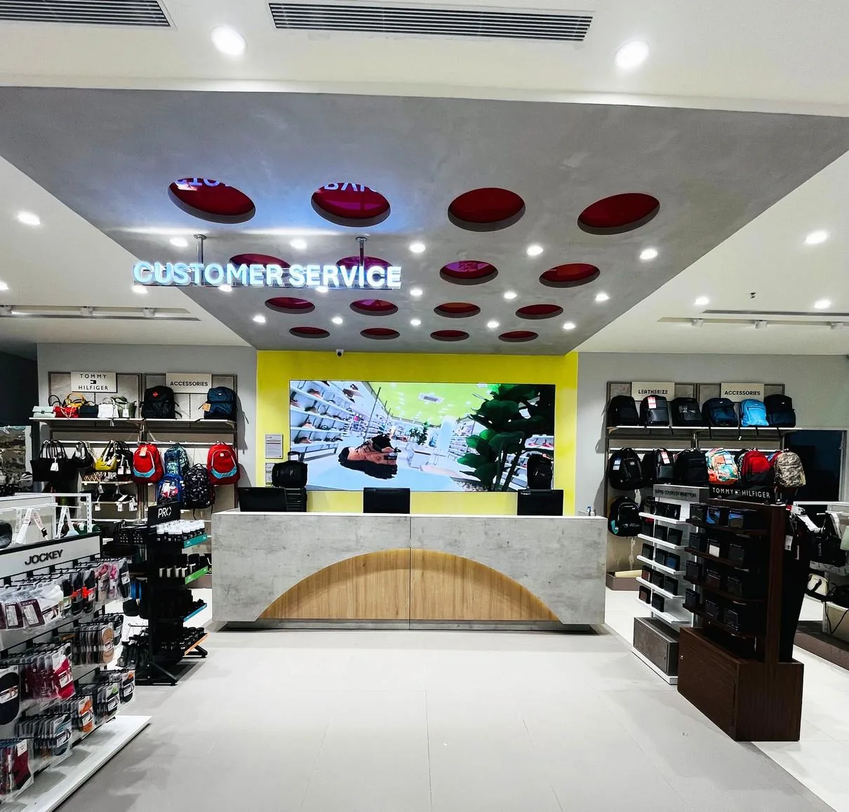 Customer service retail interior