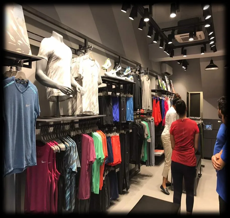 Fashion and sports retail interior